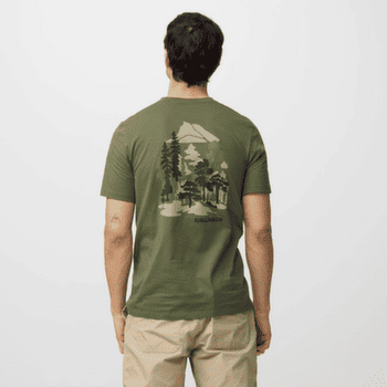 Koszulka z krótkim rękawem Fjällräven SWEDISH FOREST T-SHIRT MEN Laurel Green