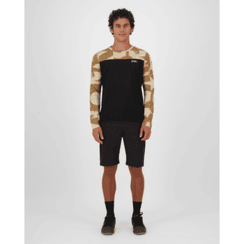 Koszulka z długim rękawem Mons Royale Diversion Merino Bike Jersey Long Sleeve Men MR Grunge/Black