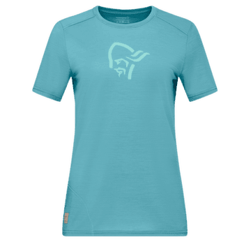 Koszulka z krótkim rękawem Norrona femund equaliser merino T-Shirt Women Brittany Blue