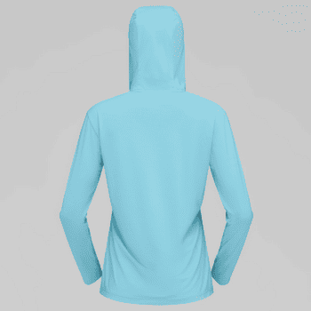Koszulka z długim rękawem Norrona femund tech Hood Women Aqua Haze