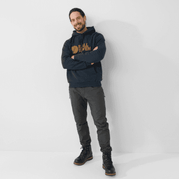 Bluza Fjällräven Fjällräven Logo Hoodie Men Wood Brown
