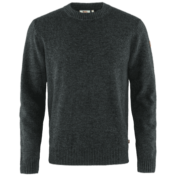 Sweter Fjällräven Övik Round-neck Sweater Men Dark Grey 030