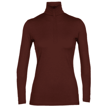 Koszulka z długim rękawem Icebreaker Oasis LS Half Zip Women (104380) ESPRESSO