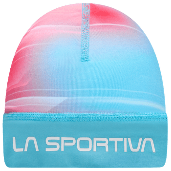 Czapki La Sportiva RACER BEANIE Malibu Blue/Hibiscus