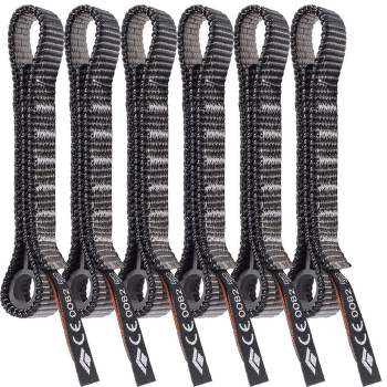 Pętla wspinaczkowa do ekspresów Black Diamond STANDARD DOGBONE 12cm 6-PACK