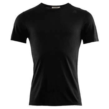 Koszulka z krótkim rękawem Aclima LightWool Undershirt Tee Men Jet Black