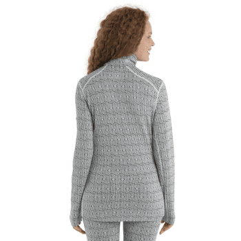 Koszulka z długim rękawem Icebreaker Merino 260 Vertex LS Half Zip Herenga Women FLUX GREEN/SNOW/J