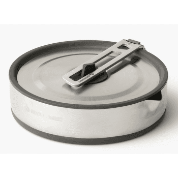 Garnek Sea to Summit Detour Stainless Steel Collapsible Pouring Pot - 1.8L Beluga Black