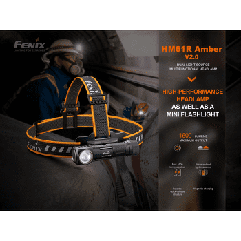 Reflektor Fenix HM61R Amber V2.0