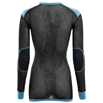 Koszulka z długim rękawem Aclima WoolNet Crew Neckt Women Azure Blue / Jet Black