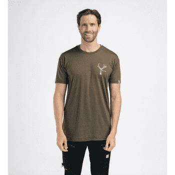 Koszulka z krótkim rękawem Aclima LightWool Tee Print Horn Men Tarmac