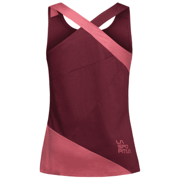 Tank top La Sportiva Twist Tank Women Rosebay/Redwood