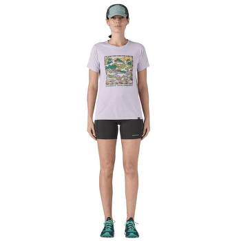 Szorty Patagonia Endless Run Shorts Women Wild Botanist: Wetland Blue