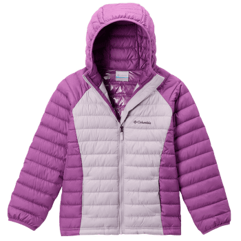 Bunda Columbia Powder Lite™ II Hooded Jacket Girls Lavender Pearl, Razzle 551