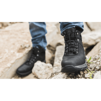 Sznurowadła Lock Laces BOOT LACES Black Boot