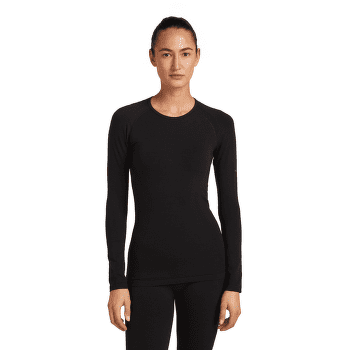 Koszulka z długim rękawem Icebreaker Merino 260 ZoneKnit™ Seamless LS Crewe Women BLACK