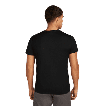 Koszulka z krótkim rękawem Icebreaker Merino 150 Tech Lite SS Tee Skiing Yeti Men BLACK