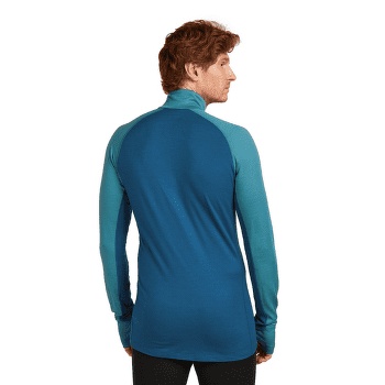 Koszulka z długim rękawem Icebreaker Merino 200 ZoneKnit™ LS Half Zip Men ATLANTIS/TOPAZ/CB