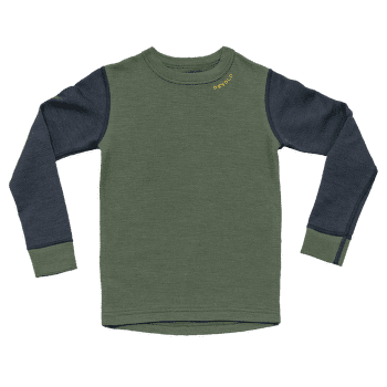 Koszulka z długim rękawem Devold Expedition Merino Shirt Kid 287D  NIGHT/FOREST