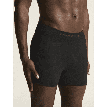 Bokserki Craft Wool Seamless Boxer 3-inch Men 999000 Black