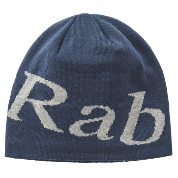 Czapki Rab Logo Beanie Tempest Blue/Light Zinc