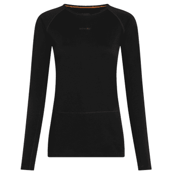 Koszulka z długim rękawem Icebreaker Merino 200 ZoneKnit™ LS Crewe Women BLACK