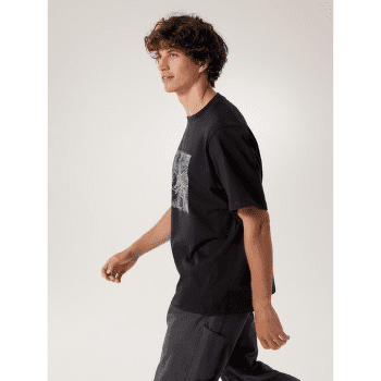 Koszulka z krótkim rękawem Arcteryx Kragg Cotton Lithographica SS Men Black