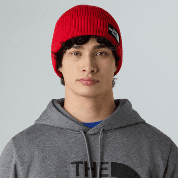 Czapki The North Face TNF LOGO BOX CUFFED BEANIE SUMMIT NAVY