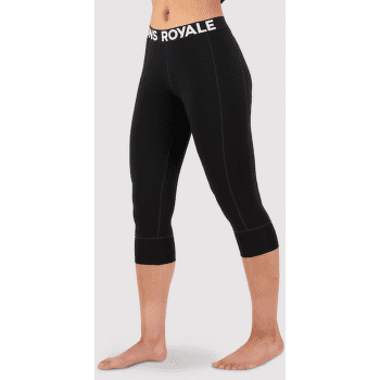 Legginsy 3/4 Mons Royale Cascade Merino Flex 200 3/4 Legging Women Black