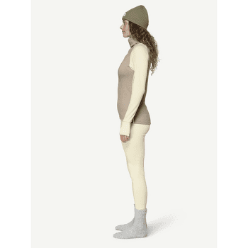 Pulower Devold Expedition Merino Silk Zip Women 000B  OFFWHITE/STONE