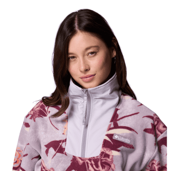 Bluza Columbia Sequoia Grove Printed Half Zip Women Shale Purple Blossoming 554