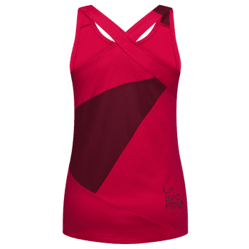 Tank top La Sportiva Twist Tank Women Azalea/Redwood