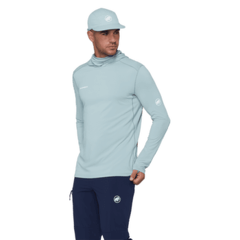 Koszulka z długim rękawem Mammut SELUN FL SUN HOODY MEN nebla