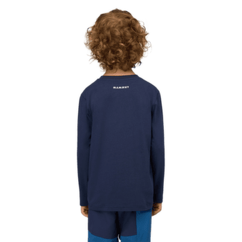 Koszulka z długim rękawem Mammut MAMMUT CORE LONGSLEEVE KIDS LOGO marine 5118