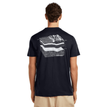 Koszulka z krótkim rękawem Icebreaker Merino 150 Tech Lite SS Tee Evolving Layers Men Midnight Navy