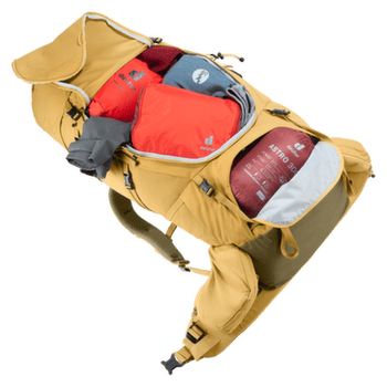 Plecak deuter Aircontact Core 60+10 savanna-nori