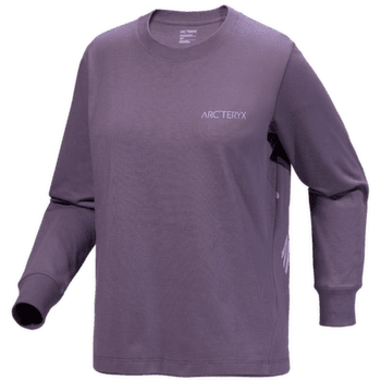 Koszulka z długim rękawem Arcteryx Kragg Cotton Bird Crew LS Women Lt Moondrop