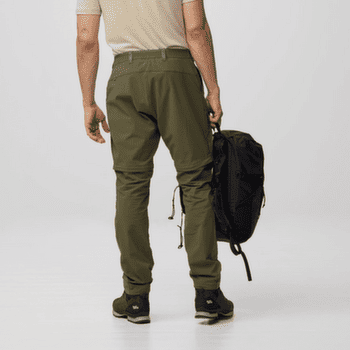 Spodnie Fjällräven ABISKO HYBRID TRAIL TROUSERS ZIP-OFF MEN Navy
