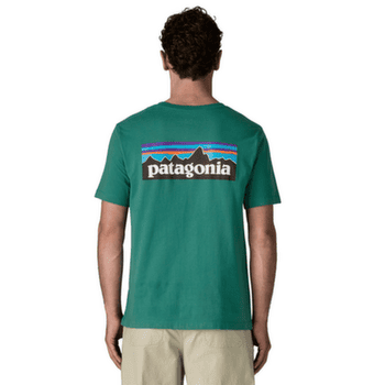 Koszulka z krótkim rękawem Patagonia P-6 Logo T-Shirt Men Undyed Natural