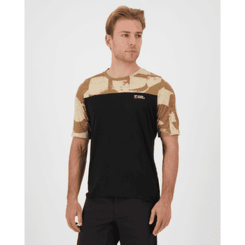 Koszulka z krótkim rękawem Mons Royale Diversion Merino Bike Jersey Short Sleeve Men MR Grunge/Black