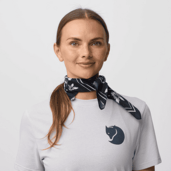 Opaska na głowę Fjällräven FJÄLLBLOMSTER BANDANA Dark Navy
