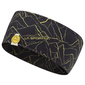 Opaska na głowę La Sportiva MOUNTAIN HEADBAND Black/Yellow