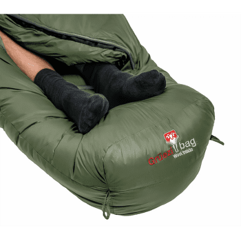Śpiwór Grüezi bag Biopod Wolle Survival Ice Greenery