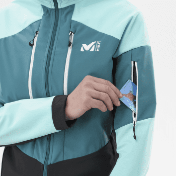 Bunda Millet M WHITE SHIELD JKT Women CORONET BLUE/SAPHIR
