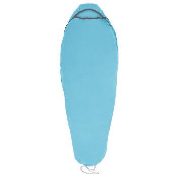 Wkładka do śpiwora Sea to Summit Breeze Sleeping Bag Liner - Mummy w/ Drawcord - standard Blue Atoll
