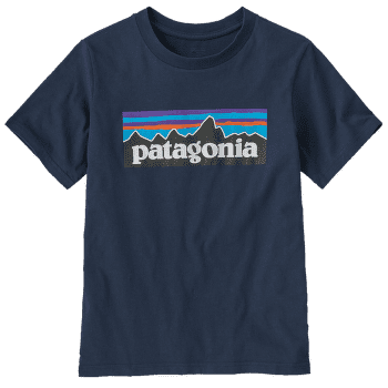 Koszulka z krótkim rękawem Patagonia P-6 Logo T-Shirt Neo Navy