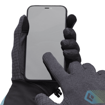 Rękawice Black Diamond Deploy Wind Hood Gloves Carbon-Glacier