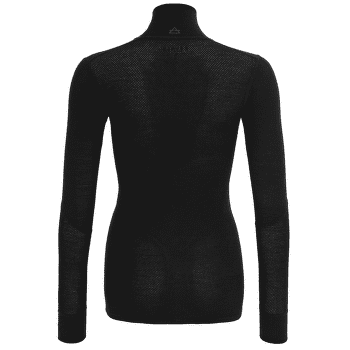 Koszulka z długim rękawem Devold Wool Mesh 190 Zip Neck Women 960A CAVIAR