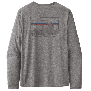 Koszulka z długim rękawem Patagonia L/S Cap Cool Daily Graphic Shirt Men 73 Skyline: Feather Grey