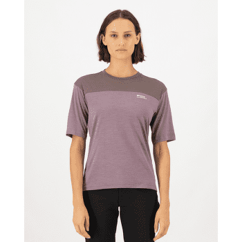 Koszulka z krótkim rękawem Mons Royale Diversion Merino Bike Jersey Short Sleeve Mauve / Iron